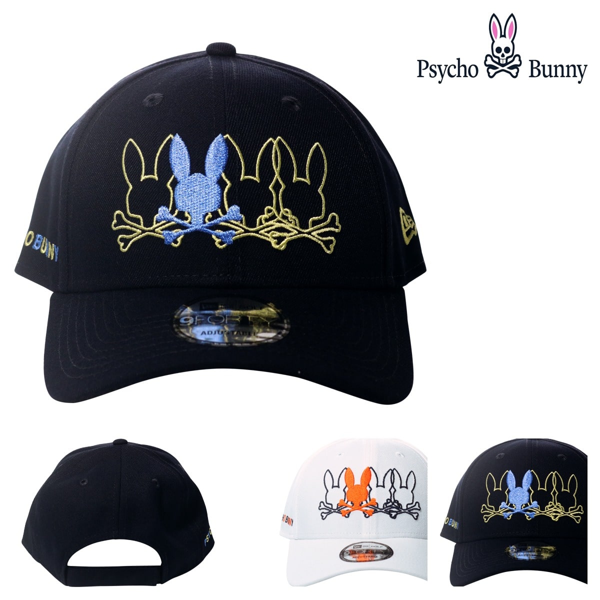Psycho Bunny サイコバニー ゴルフ ニューエラ コラボ キャップ 帽子