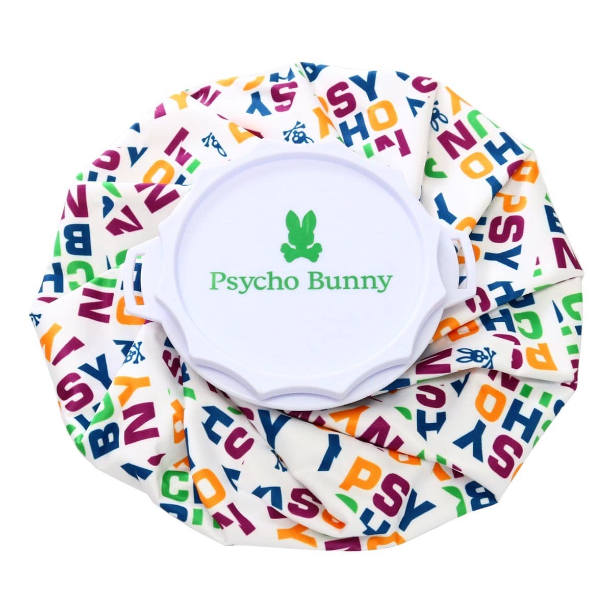 Psycho Bunny サイコバニー ゴルフ 氷のう 氷嚢 大口径 メンズ レディース PBMG4FE4 GOLF プレップ アイシング アイスバッグ 熱中症 打撲 捻挫 ホワイト