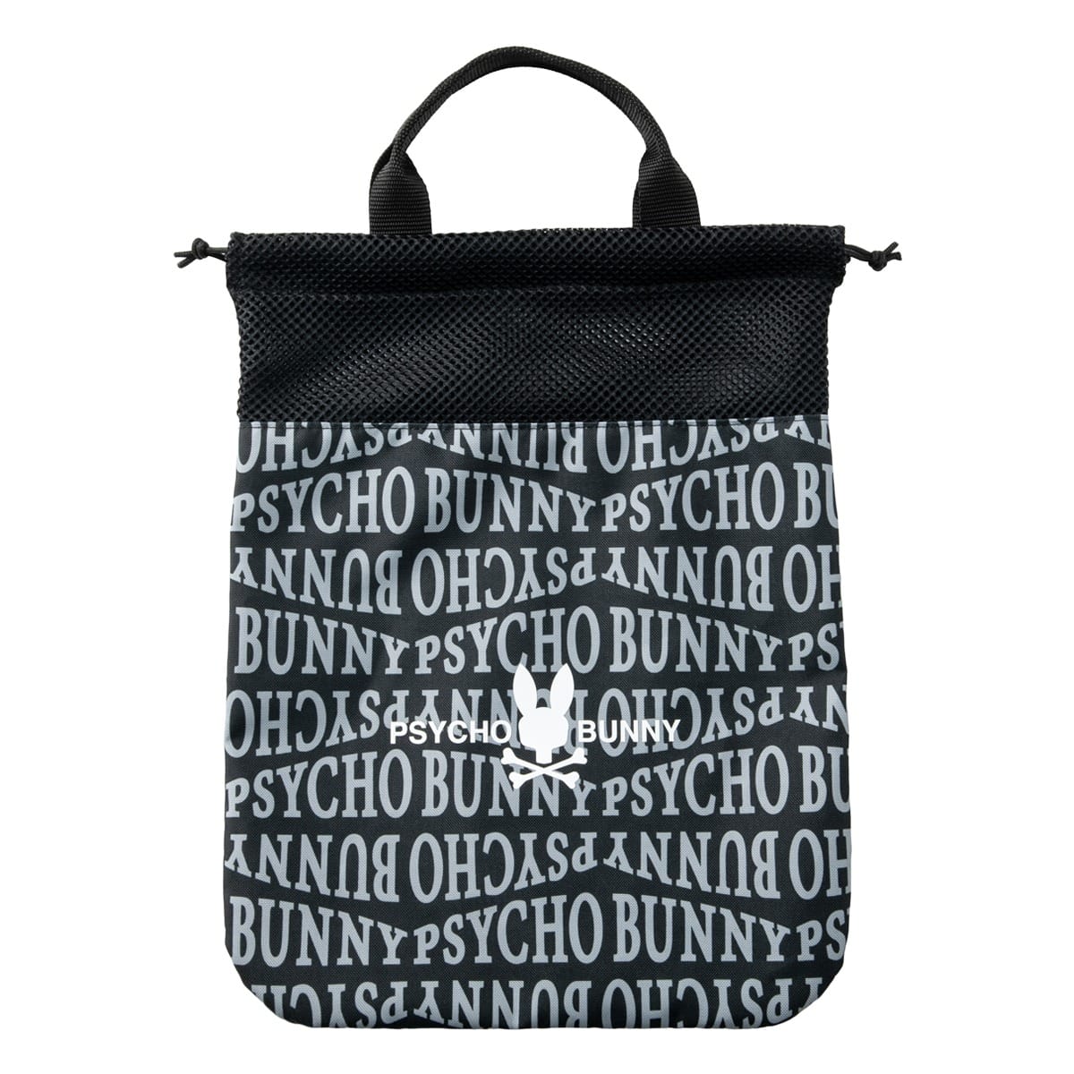 PSYCHO BUNNY 大容量バッグ ブラック Psycho Bunny サイコバニー ゴルフ マルチバッグ PBMG6AEA ブラック