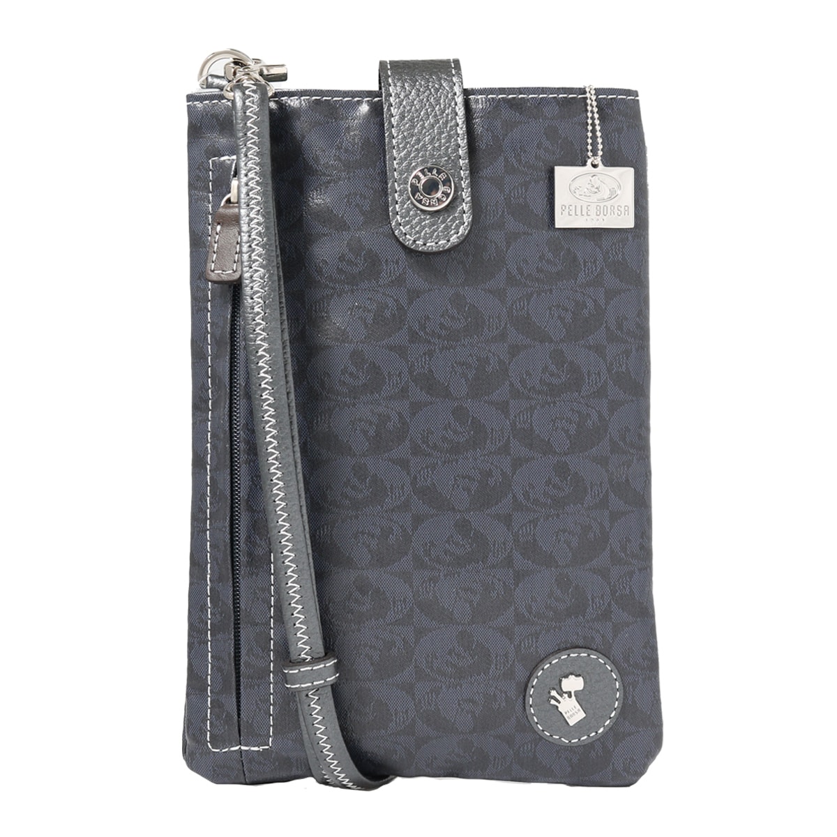 PELLE BORSA ペレボルサ スマホショルダー アライブ 204306 ネイビー