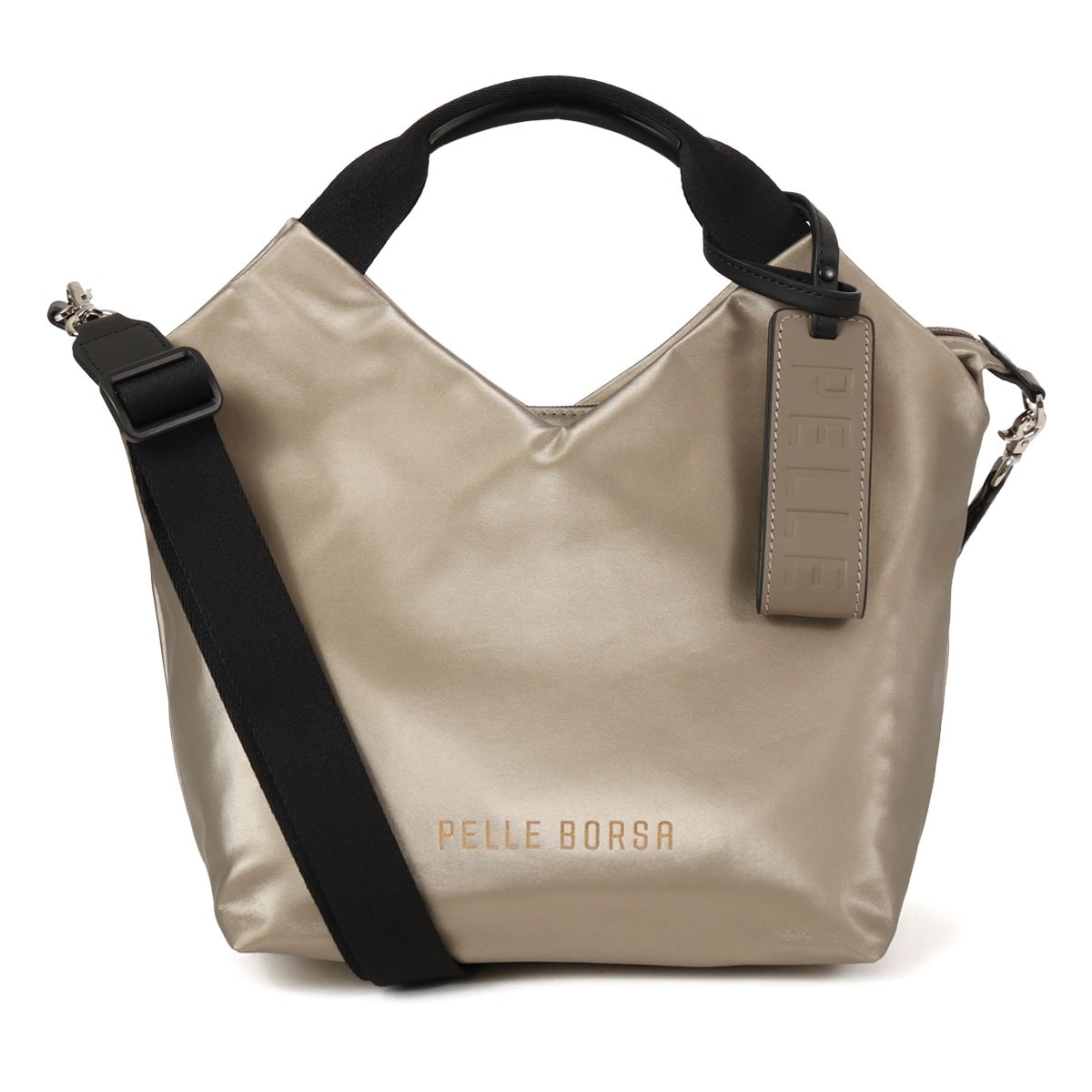 PELLE BORSA ペレボルサ 2WAY 撥水 ショルダーバッグ ハンドバッグ チアーズ 雨の日 レディース 5204 Cheers トープ