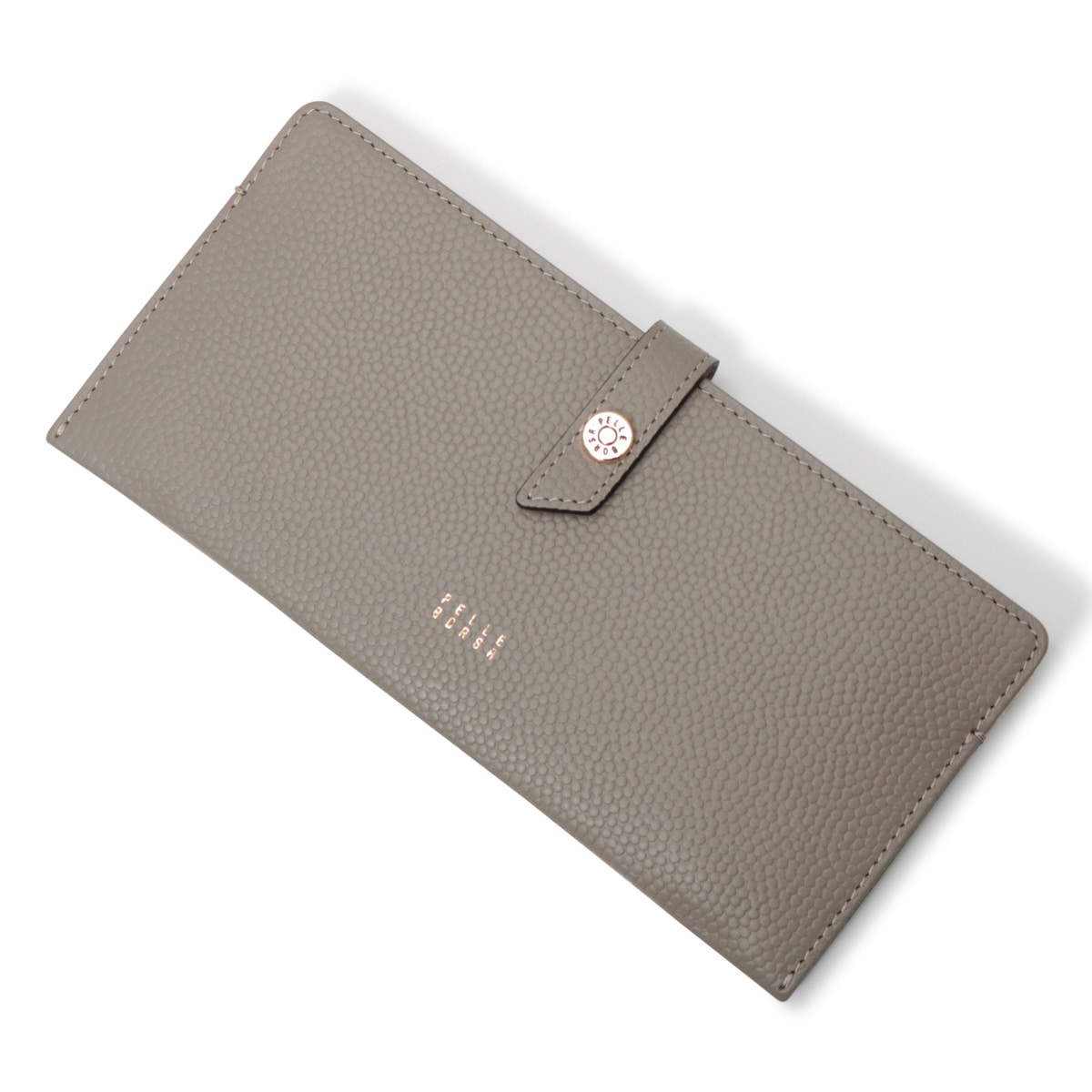 PELLE BORSA ペレボルサ 長財布 本革 抗菌 防臭 薄い 薄型 極薄 レディース 205442 日本製 フィーネグッズ レザー スリム サイフ 札入れ ウォレット 牛革 おしゃれ 大人 上品 かわいい ギフト 高見え トープ