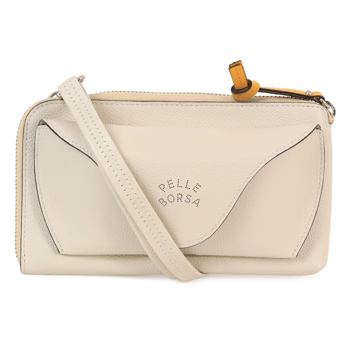 PELLE BORSA ペレボルサ ショルダーバッグ 2WAY レディース 7205 ベリー ミニショルダー ウォレットショルダー 眼鏡ケース メガネケース 眼鏡入れ アイウェア アイボリー