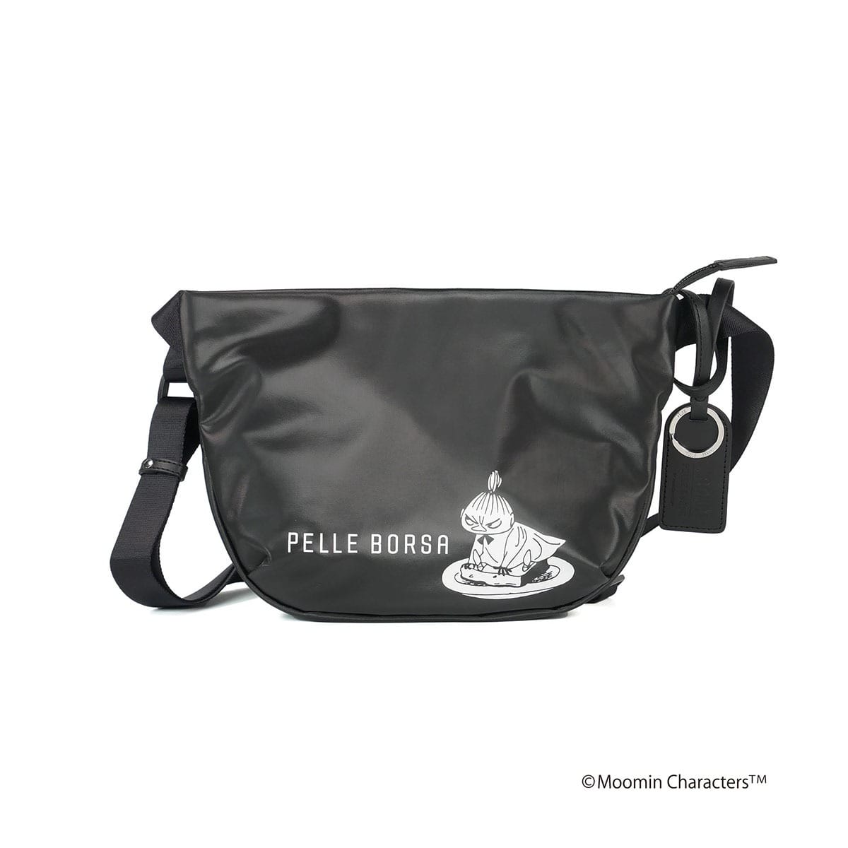 PELLE BORSA ペレボルサ ムーミン ショルダーバッグ リトルミイ スナフキン 撥水 レディース 2002 MOOMIN ミニショルダー かわいい キャラクター 大人 斜め掛け 撥水 抗菌 防臭 旅行 ムーミントロール(アイボリー) ムーミントロール(アイボリー) -