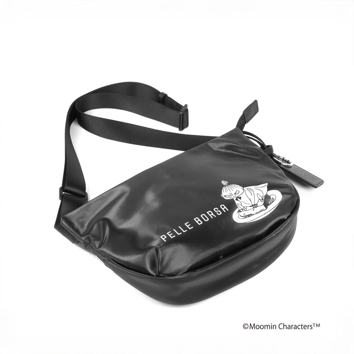 PELLE BORSA ペレボルサ ムーミン ショルダーバッグ リトルミイ スナフキン 撥水 レディース 2002 MOOMIN ミニショルダー かわいい キャラクター 大人 斜め掛け 撥水 抗菌 防臭 旅行 ムーミントロール(アイボリー) ムーミントロール(アイボリー) -