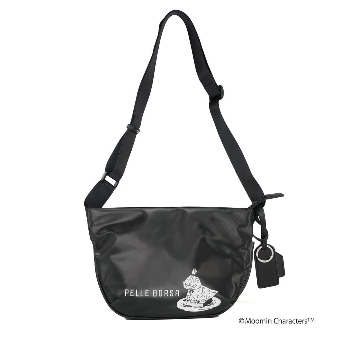 PELLE BORSA ペレボルサ ムーミン ショルダーバッグ リトルミイ スナフキン 撥水 レディース 2002 MOOMIN ミニショルダー かわいい キャラクター 大人 斜め掛け 撥水 抗菌 防臭 旅行 ムーミントロール(アイボリー) ムーミントロール(アイボリー) -