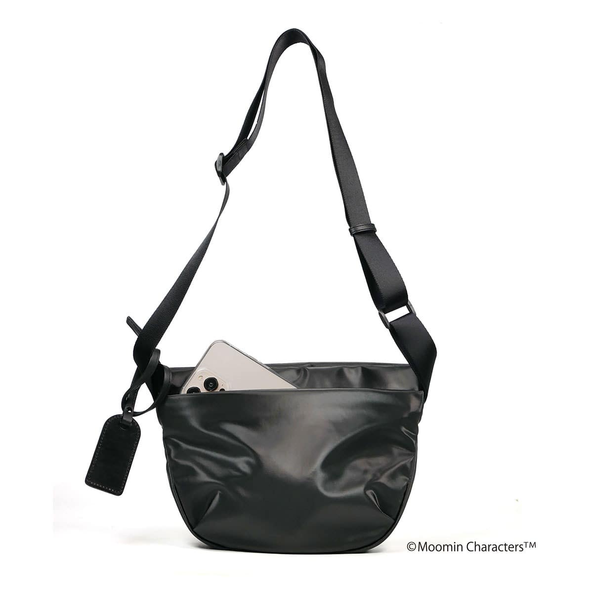 PELLE BORSA ペレボルサ ムーミン ショルダーバッグ リトルミイ スナフキン 撥水 レディース 2002 MOOMIN ミニショルダー かわいい キャラクター 大人 斜め掛け 撥水 抗菌 防臭 旅行 ムーミントロール(アイボリー) ムーミントロール(アイボリー) -