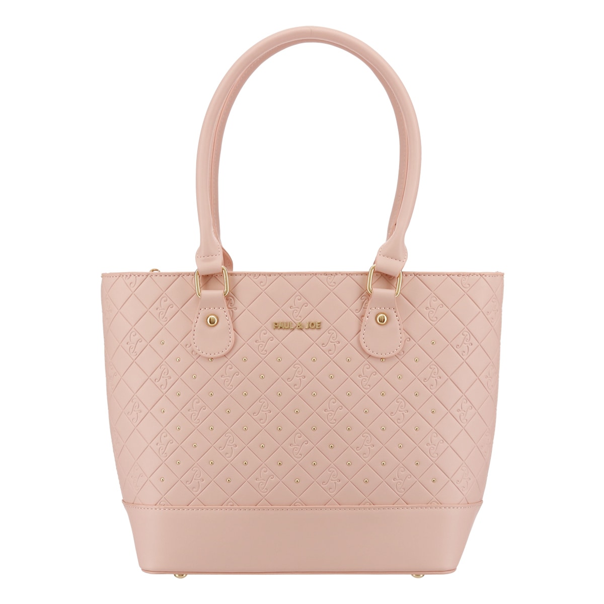 PAUL&JOE ACCESSOIRES ポールアンドジョーアクセソワ トートバッグ エンボス PJA-B1079 エンボス 型押し ピンク