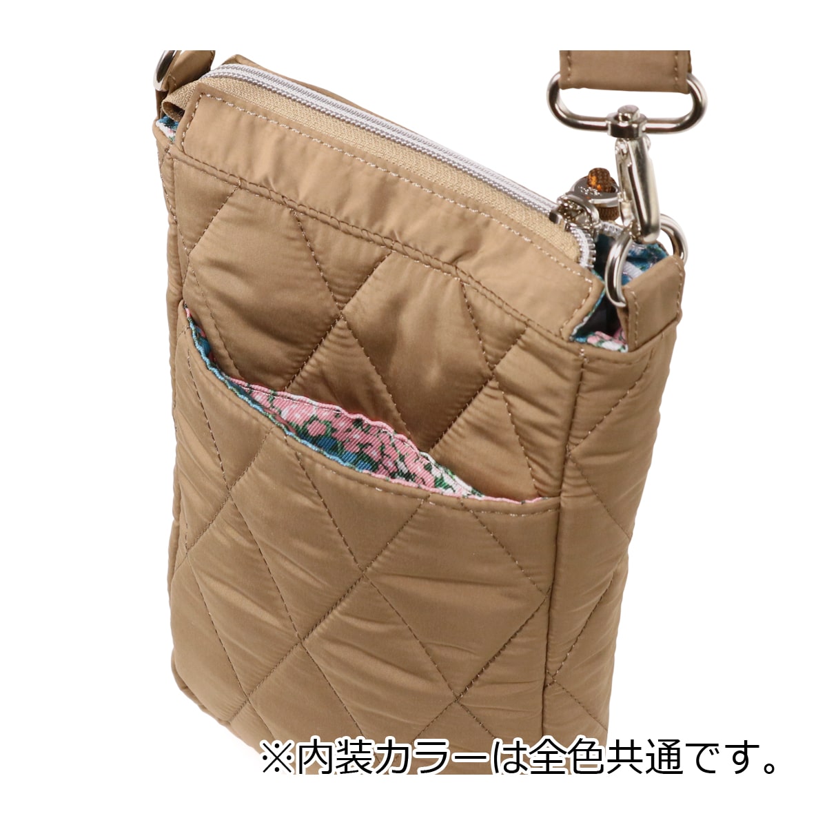 PAUL&JOE ACCESSOIRES ポールアンドジョー スマホショルダー ショルダーバッグ PJA-B1096 キルティング ミニショルダー 別注 限定 ブラック ブラック -