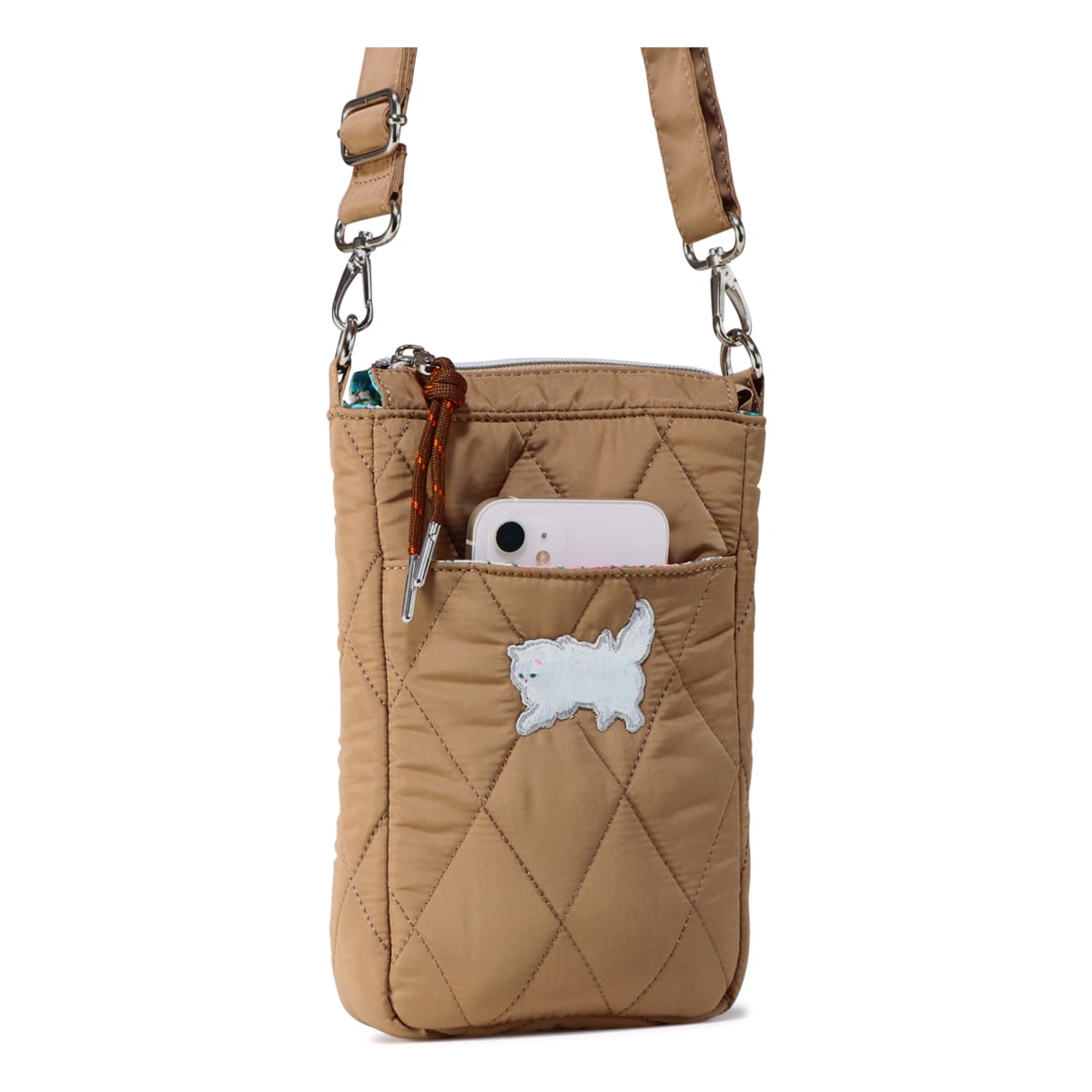 PAUL&JOE ACCESSOIRES ポールアンドジョー スマホショルダー ショルダーバッグ PJA-B1096 キルティング ミニショルダー 別注 限定 ブラック ブラック -