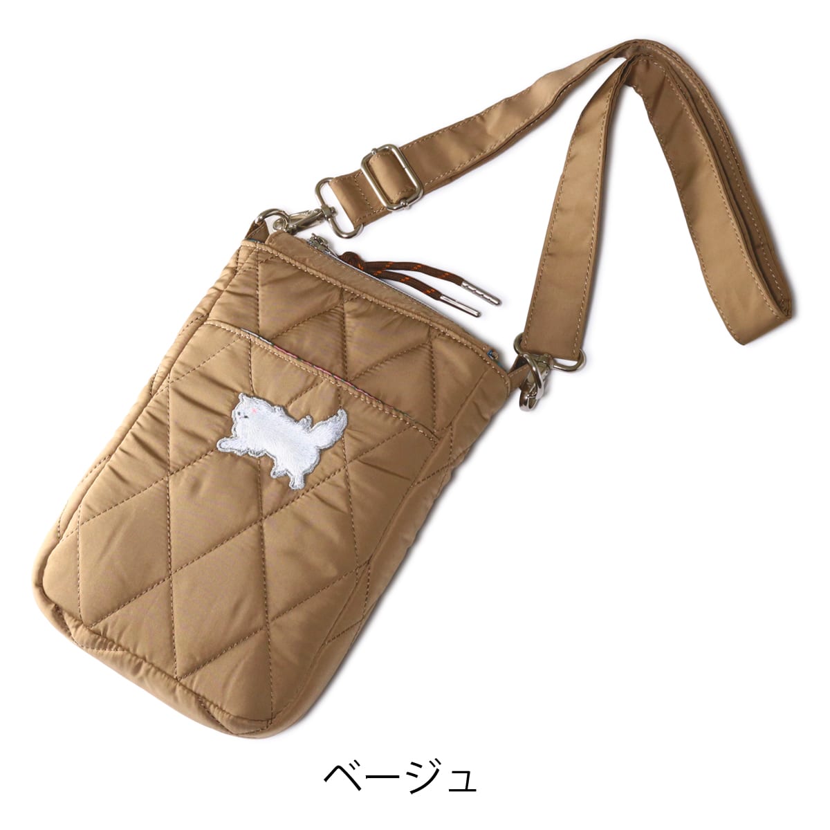 PAUL&JOE ACCESSOIRES ポールアンドジョー スマホショルダー ショルダーバッグ PJA-B1096 キルティング ミニショルダー 別注 限定 ブラック ブラック -