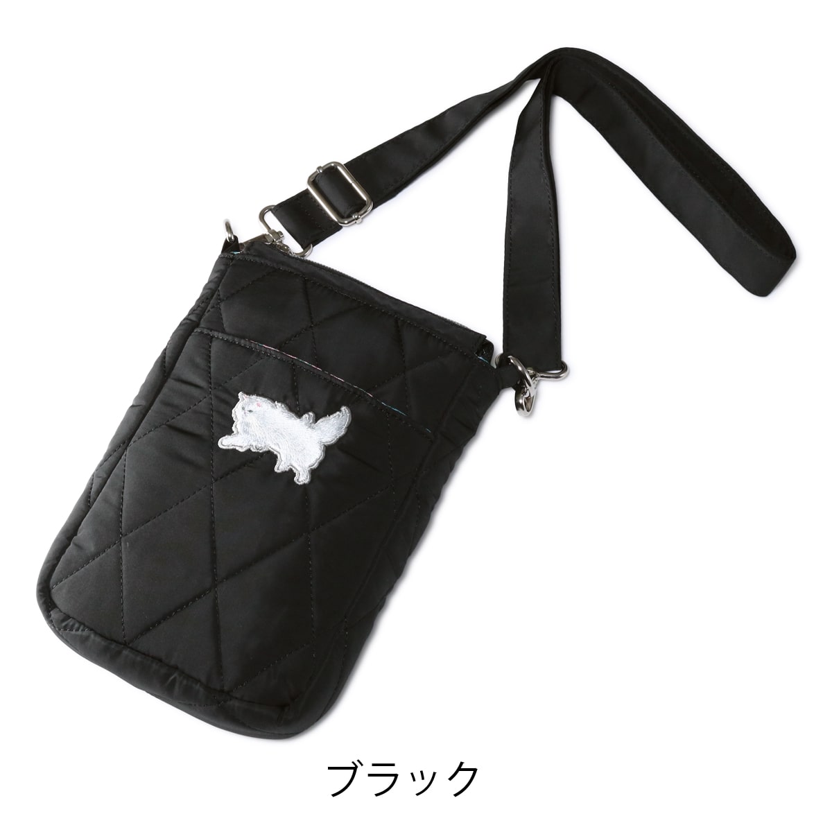PAUL&JOE ACCESSOIRES ポールアンドジョー スマホショルダー ショルダーバッグ PJA-B1096 キルティング ミニショルダー 別注 限定 ブラック ブラック -