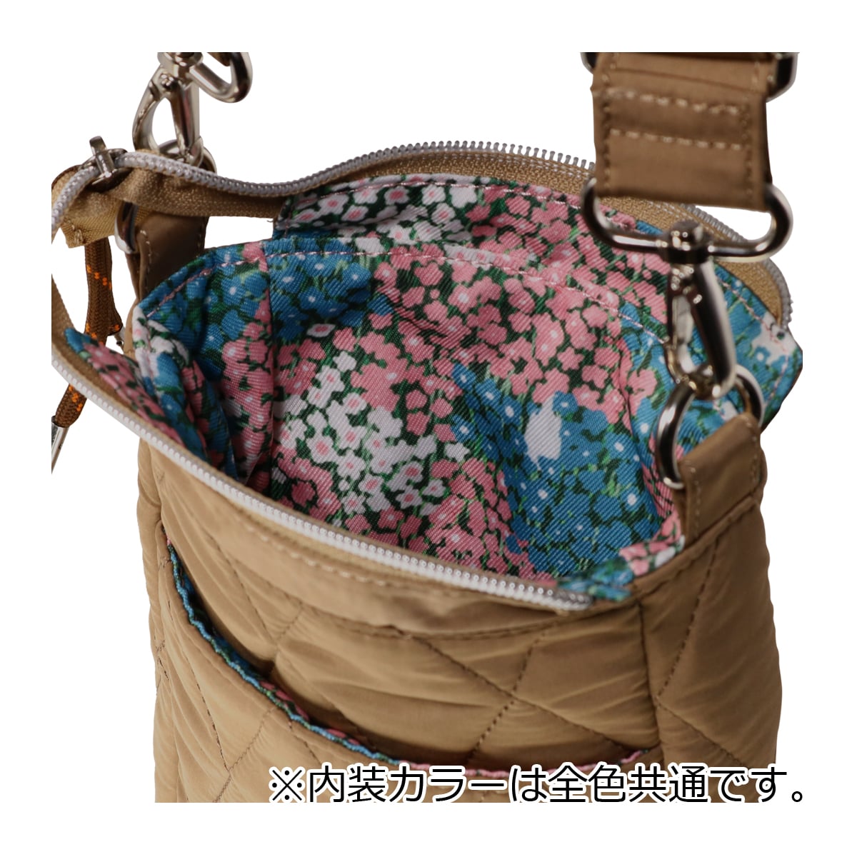 PAUL&JOE ACCESSOIRES ポールアンドジョー スマホショルダー ショルダーバッグ PJA-B1096 キルティング ミニショルダー 別注 限定 ブラック ブラック -