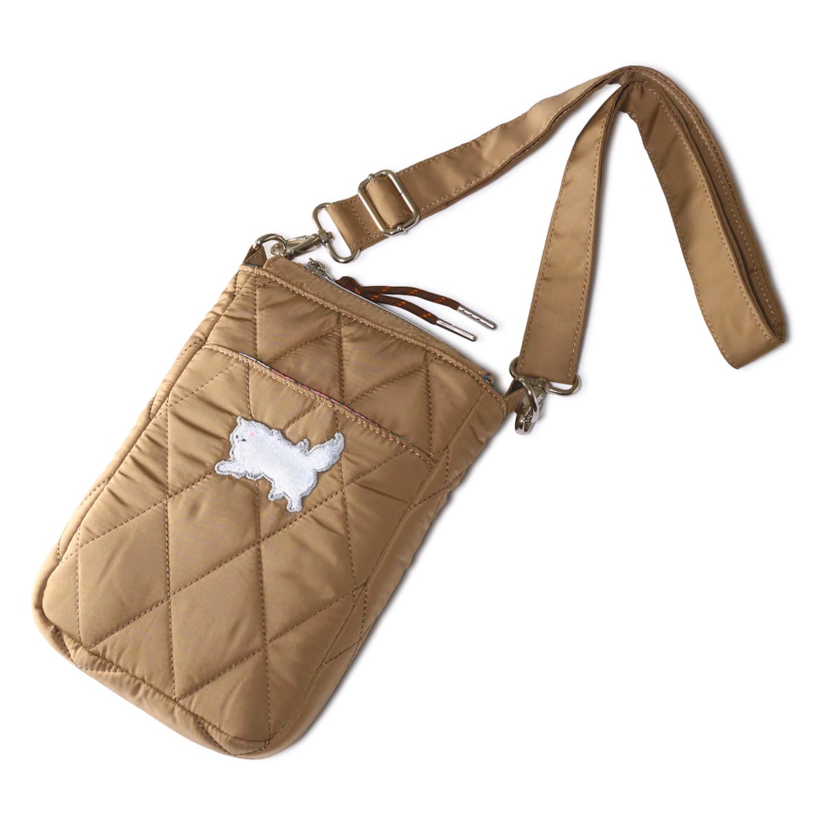 PAUL&JOE ACCESSOIRES ポールアンドジョー スマホショルダー ショルダーバッグ PJA-B1096 キルティング ミニショルダー 別注 限定 ベージュ