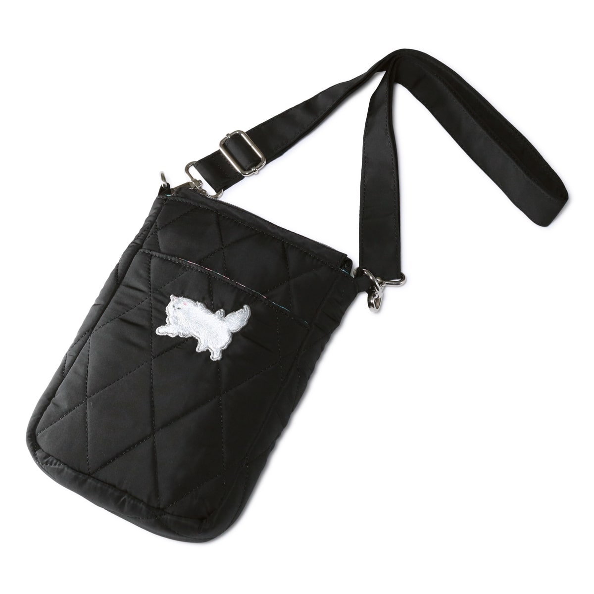 PAUL&JOE ACCESSOIRES ポールアンドジョー スマホショルダー ショルダーバッグ PJA-B1096 キルティング ミニショルダー 別注 限定 ブラック