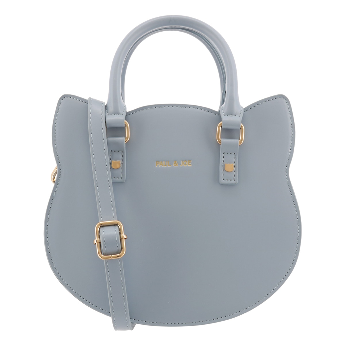 PAUL&JOE ACCESSOIRES ポールアンドジョーアクセソワ ハンドバッグ レディース CAT FACE BAG PJA-B1101 2way ショルダーバッグ ミニショルダー 猫 ロリータ ブルー