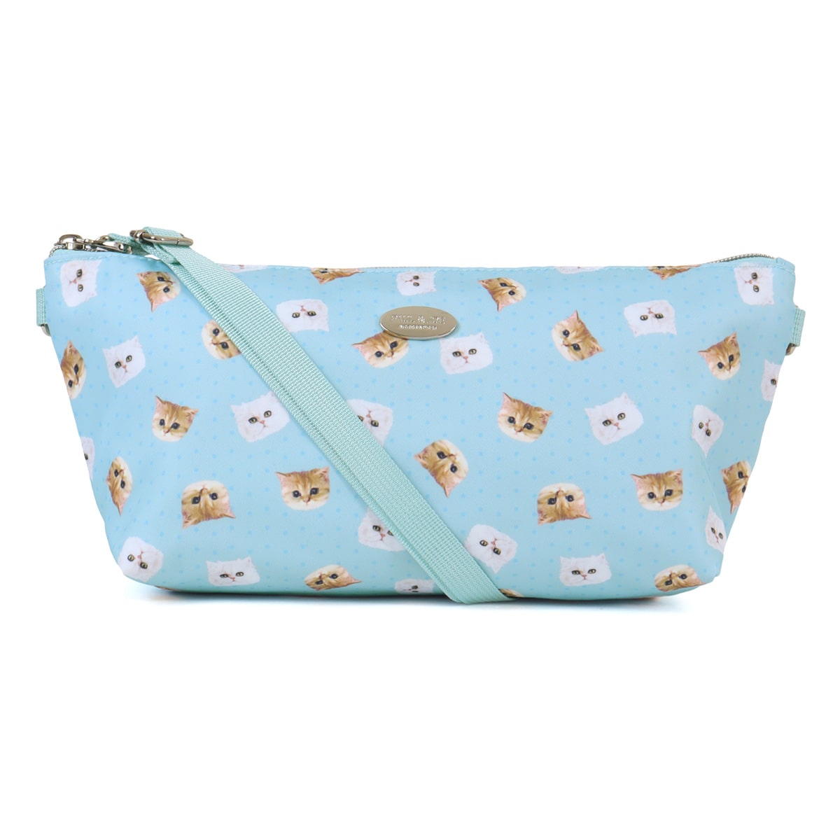 PAUL&JOE ACCESSOIRES ポールアンドジョーアクセソワ ショルダーバッグ レディース PJA-B1154 ジプシー＆ヌネット総柄 PAUL＆JOE ミニショルダー ブルー