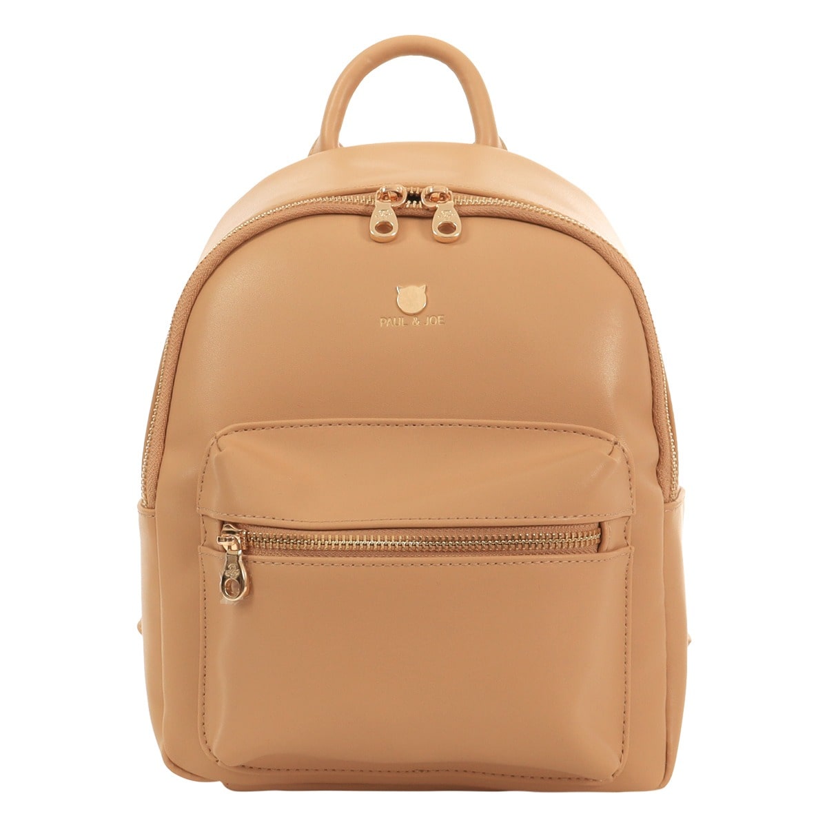 PAUL&JOE ACCESSOIRES ポールアンドジョーアクセソワ リュック ミニリュック レディース スモールキャットフェイスメタル PJA-B1166 猫 ねこ ベージュ