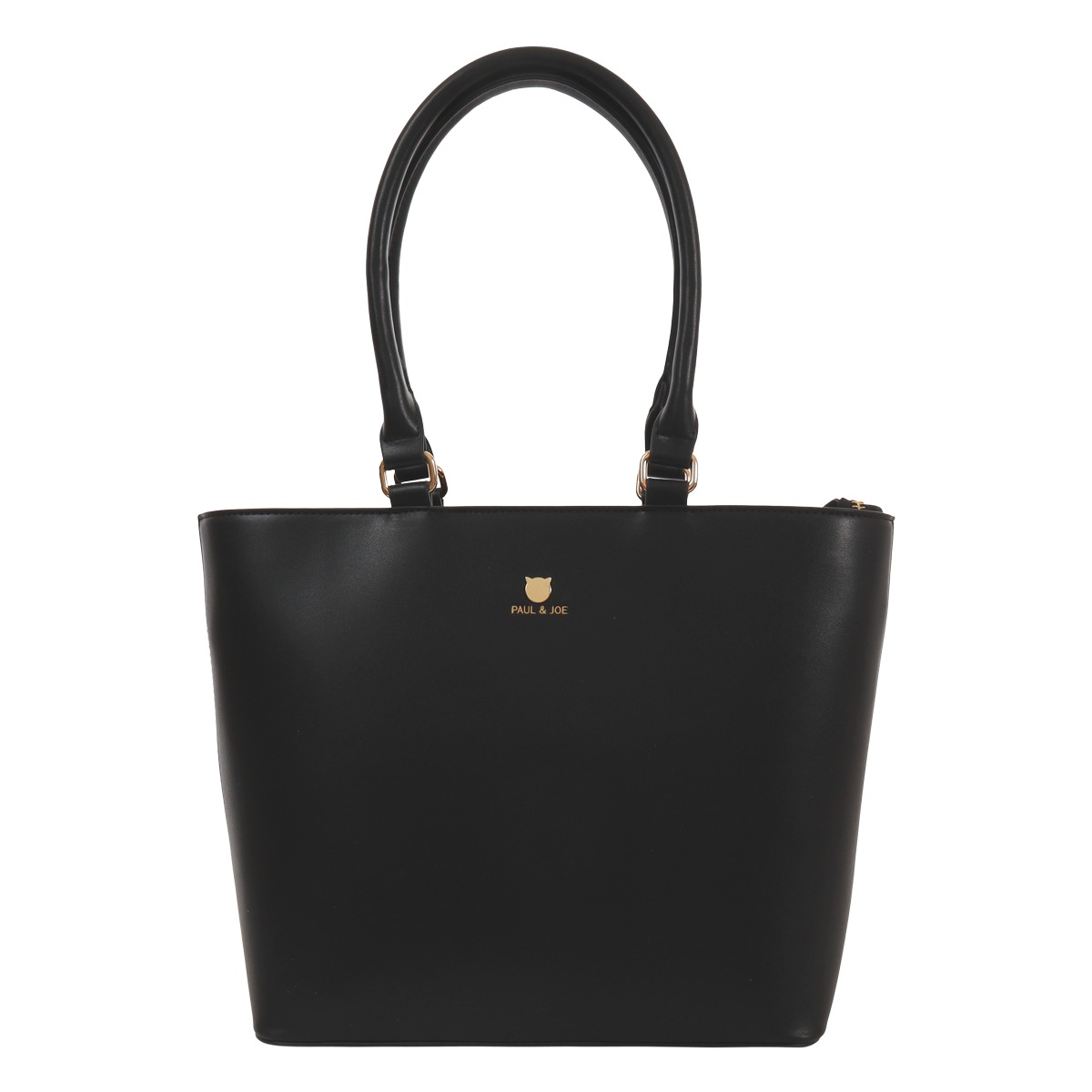 PAUL&JOE ACCESSOIRES ポールアンドジョーアクセソワ トートバッグ レディース スモールキャットフェイスメタル PJA-B1167 猫 ねこ ブラック