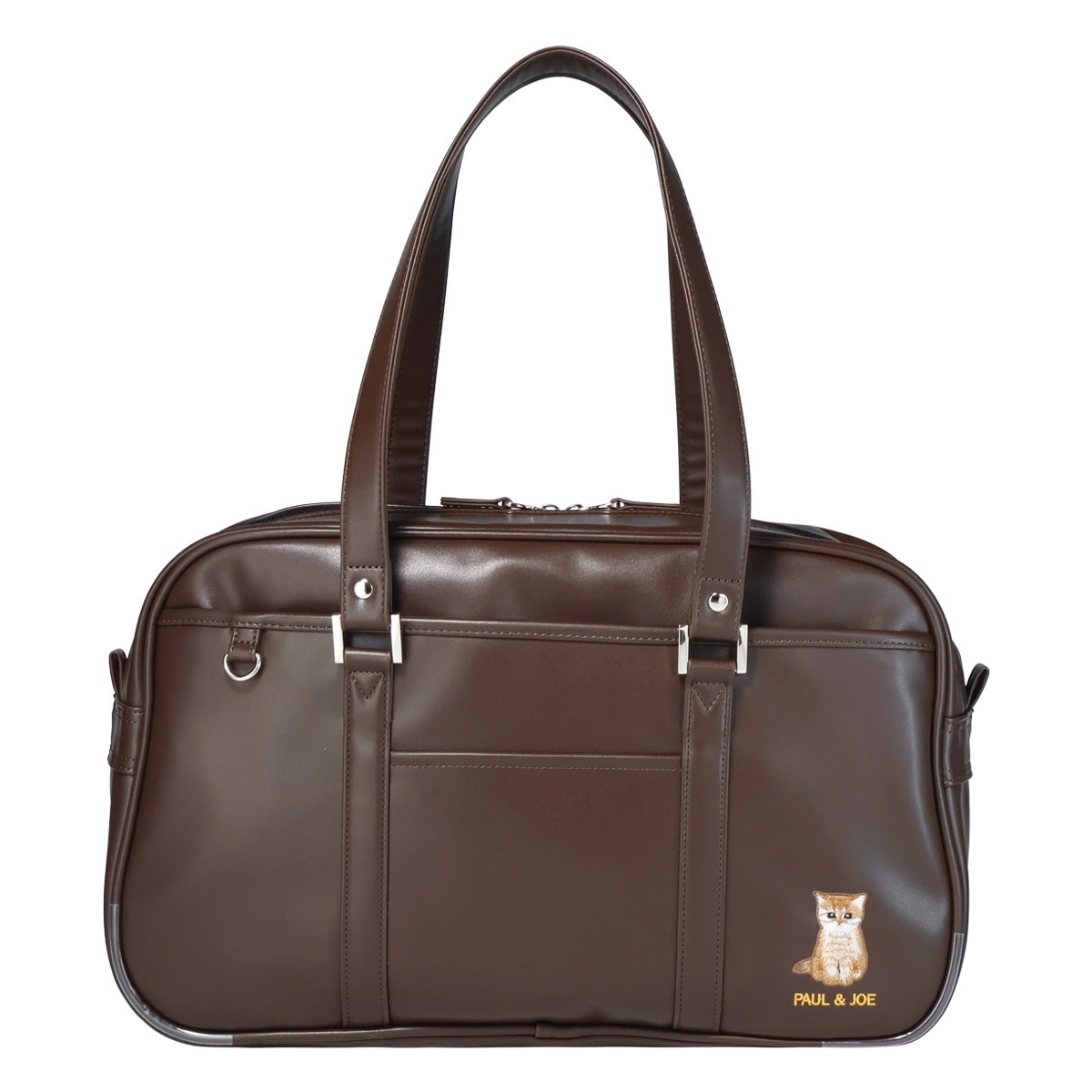 PAUL and JOE ACCESSOIRES ポールアンドジョーアクセソワ スクールボストンバッグ PJA-B1371 ブラウン