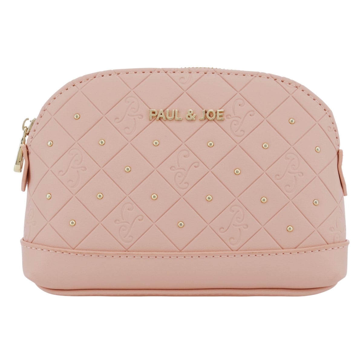 PAUL&JOE ACCESSOIRES ポールアンドジョーアクセソワ ポーチ エンボス PJA-P1076 薄型 エンボス 型押し ピンク