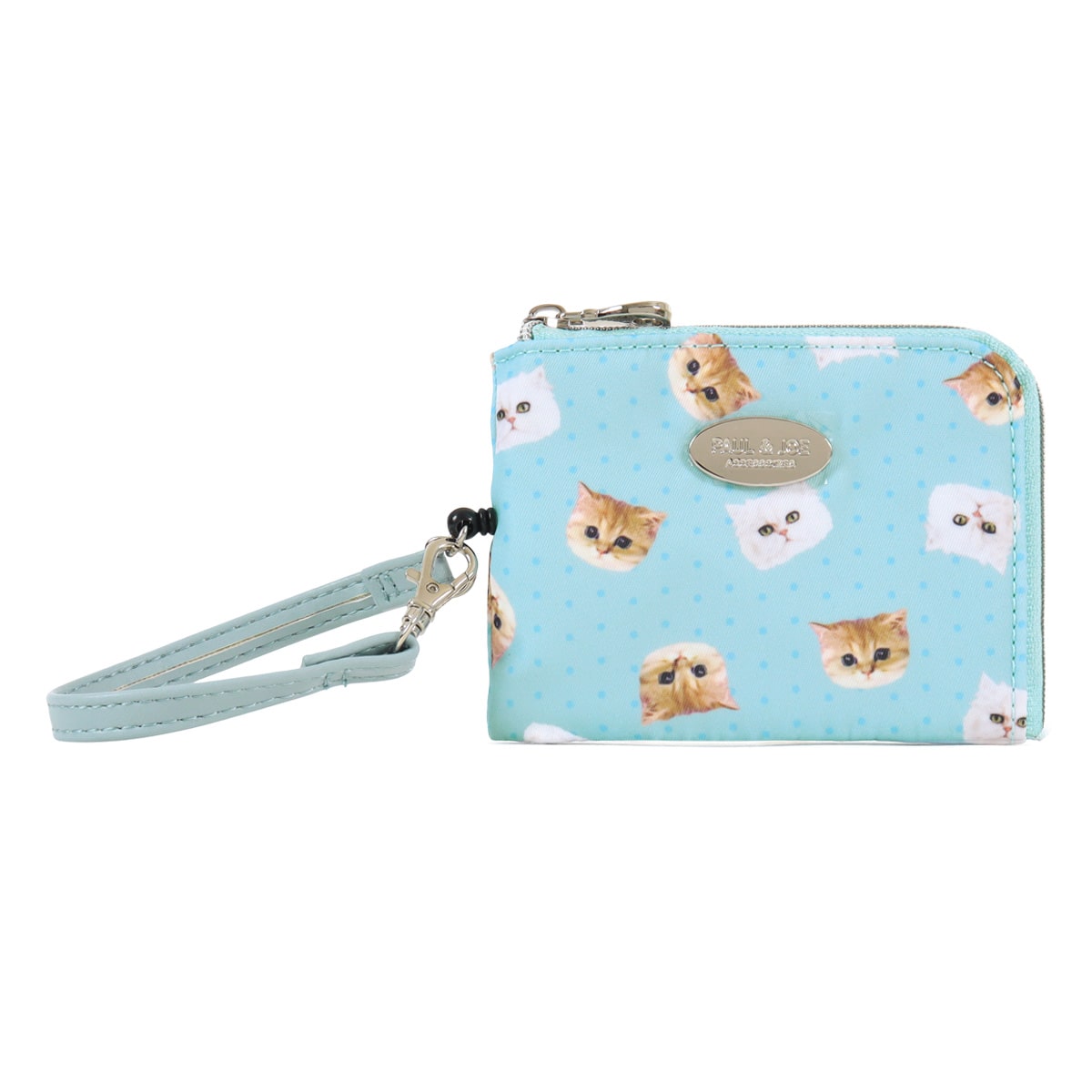 PAUL&JOE ACCESSOIRES ポールアンドジョーアクセソワ パスケース コインケース 定期入れ レディース PJA-W1151 ジプシー&ヌネット総柄 PAUL&JOE ブルー