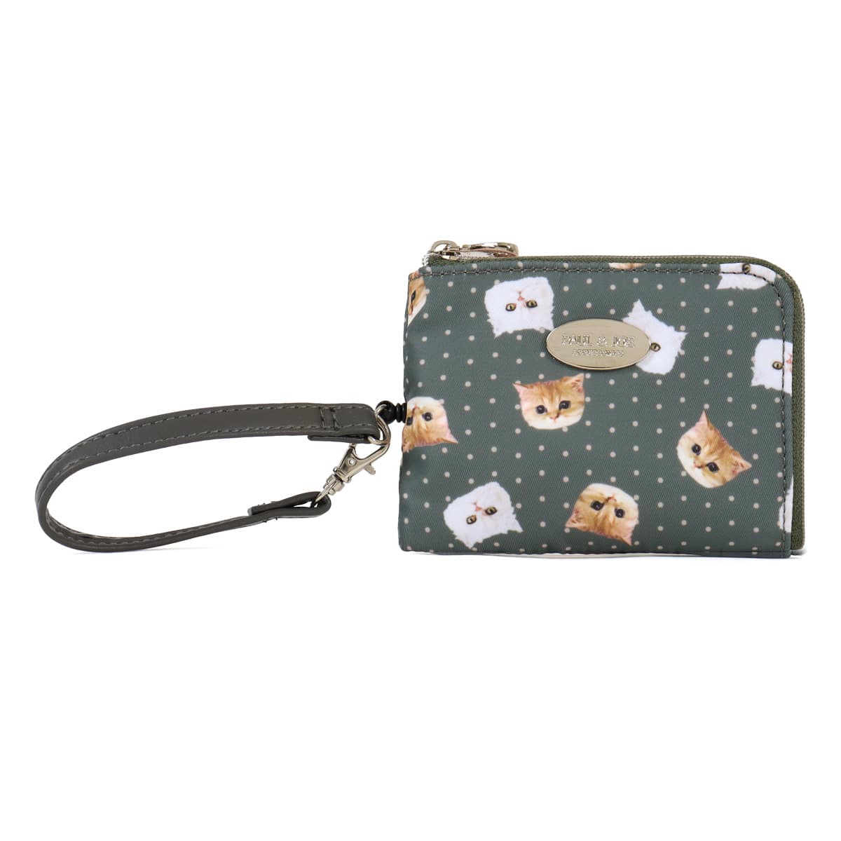 PAUL&JOE ACCESSOIRES ポールアンドジョーアクセソワ パスケース コインケース 定期入れ レディース PJA-W1151 ジプシー&ヌネット総柄 PAUL&JOE グレー