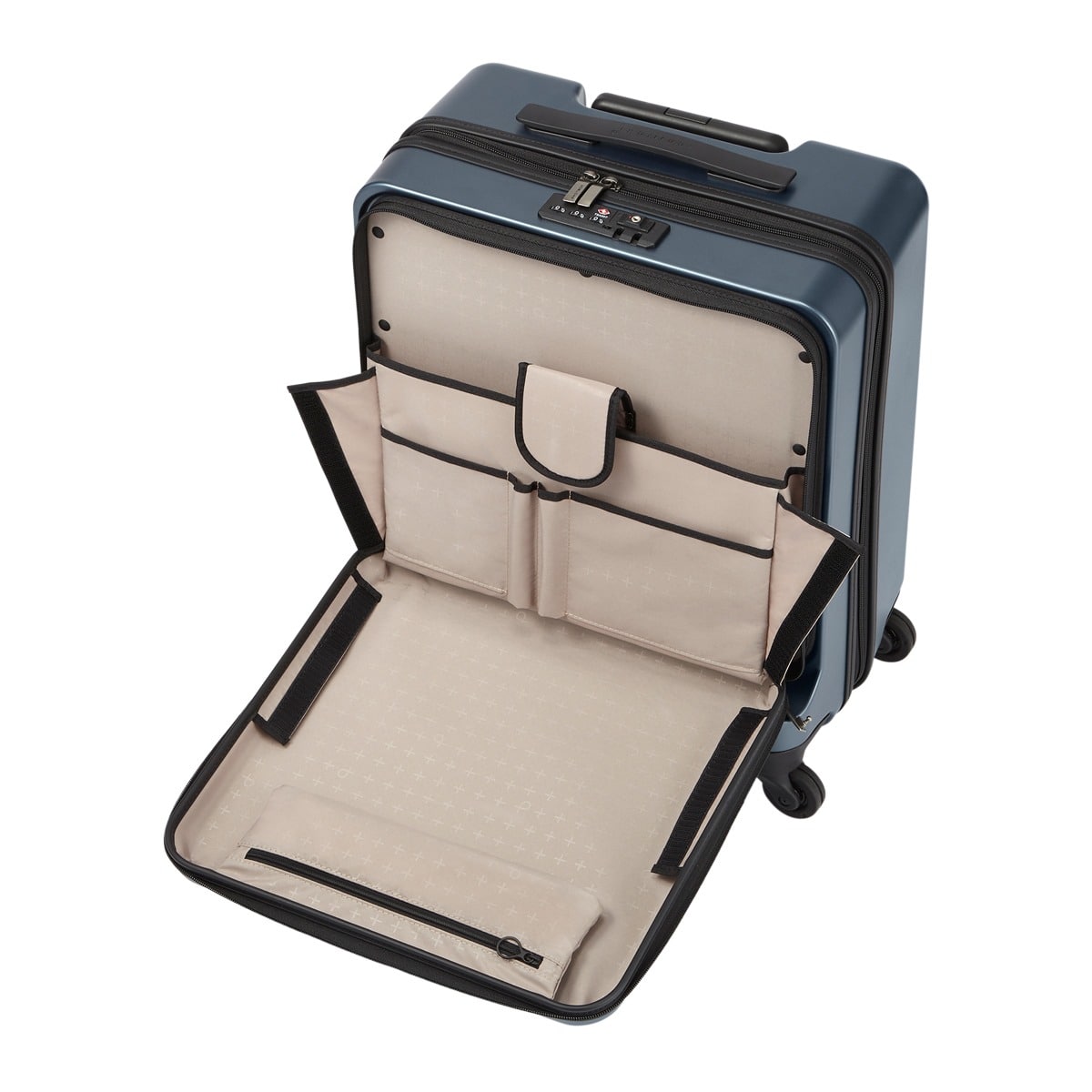 ProtecA 【3年保証】 プロテカ スーツケース 機内持ち込み TSAロック 40L 45cm 3.6kg マックスパス3 02961 日本製 ハード ファスナー キャリーバッグ キャリーケース 軽量 ストッパー付き 静音 ダークシルバー 【11】ダークシルバー -