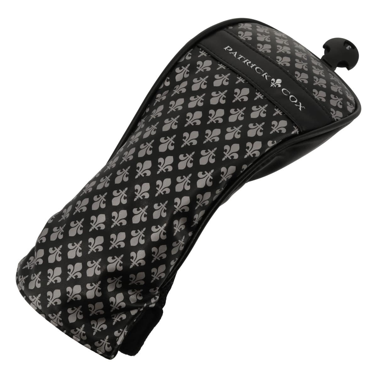 PATRICK COX パトリックコックス ゴルフ フェアウェイカバー ヘッドカバー 200cc対応 フェアウェイ用 メンズ PXMG4FH2 キングス ダイアル式番手 シルバー