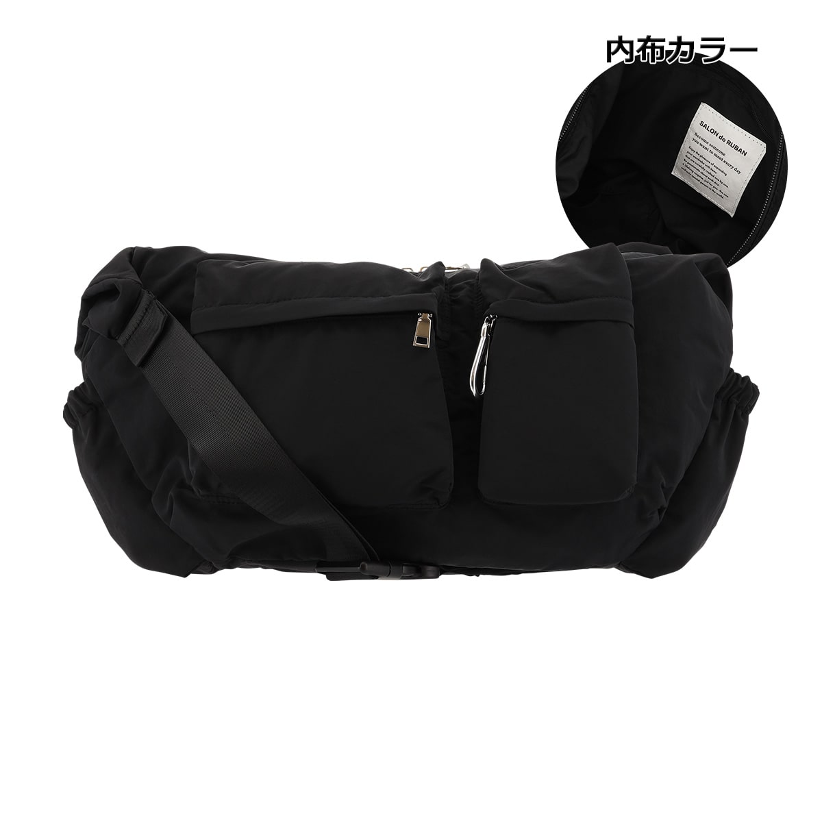 SALON de RUBAN サロン ド ルヴァン ショルダーバッグ RBB-252 ブラック