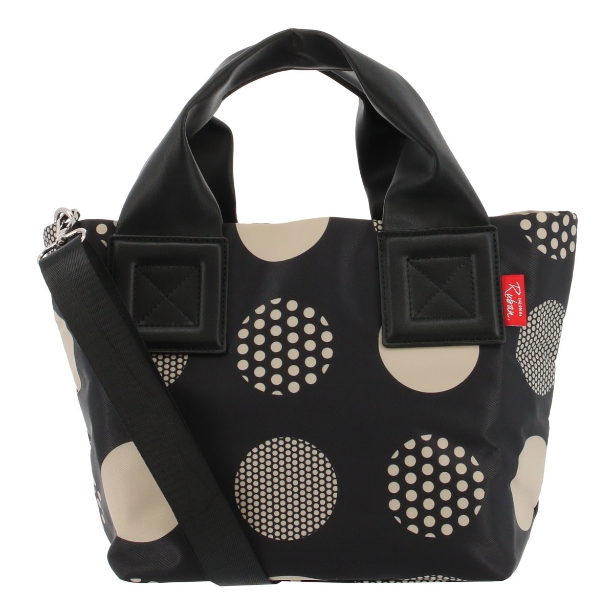 SALON de RUBAN サロン ド ルヴァン トートバッグ RBB-617 水玉BK