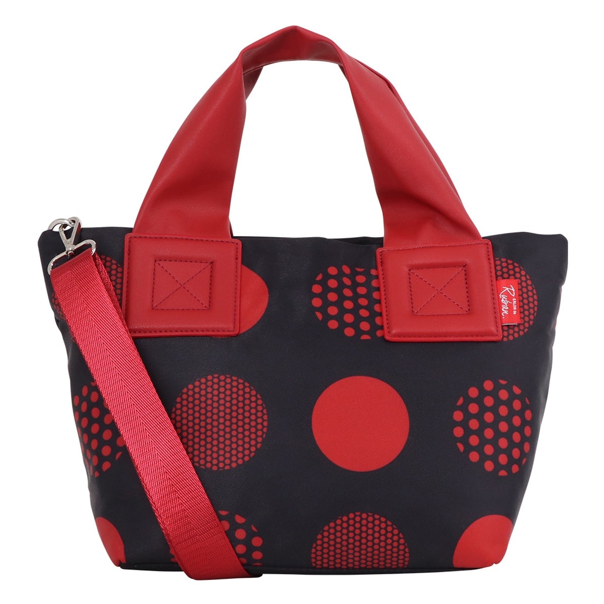 SALON de RUBAN サロン ド ルヴァン トートバッグ RBB-617 水玉BKRE