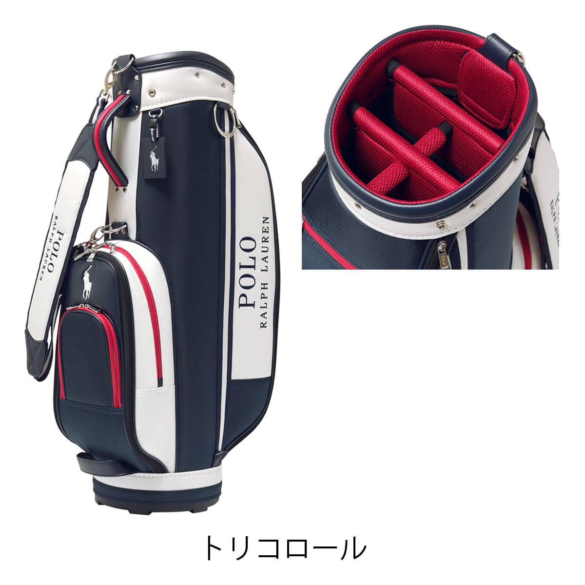 ラルフローレン ポロ ゴルフ キャディバッグ カート型 9型 47インチ対応 3.4kg メンズ レディース RLC013 POLO GOLF  RALPH LAUREN