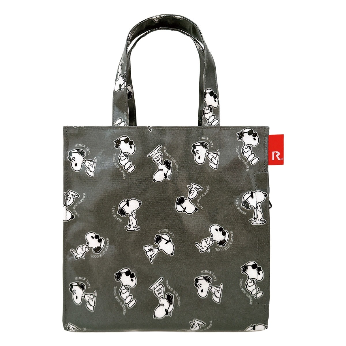 ROOTOTE ルートート スヌーピー ピーナッツ ミニトート レディース 8431 PEANUTS IP.スクエア.ラミネート.ピーナッツ-0L トートバッグ ランチトート ラミネート加工 JOE COOL