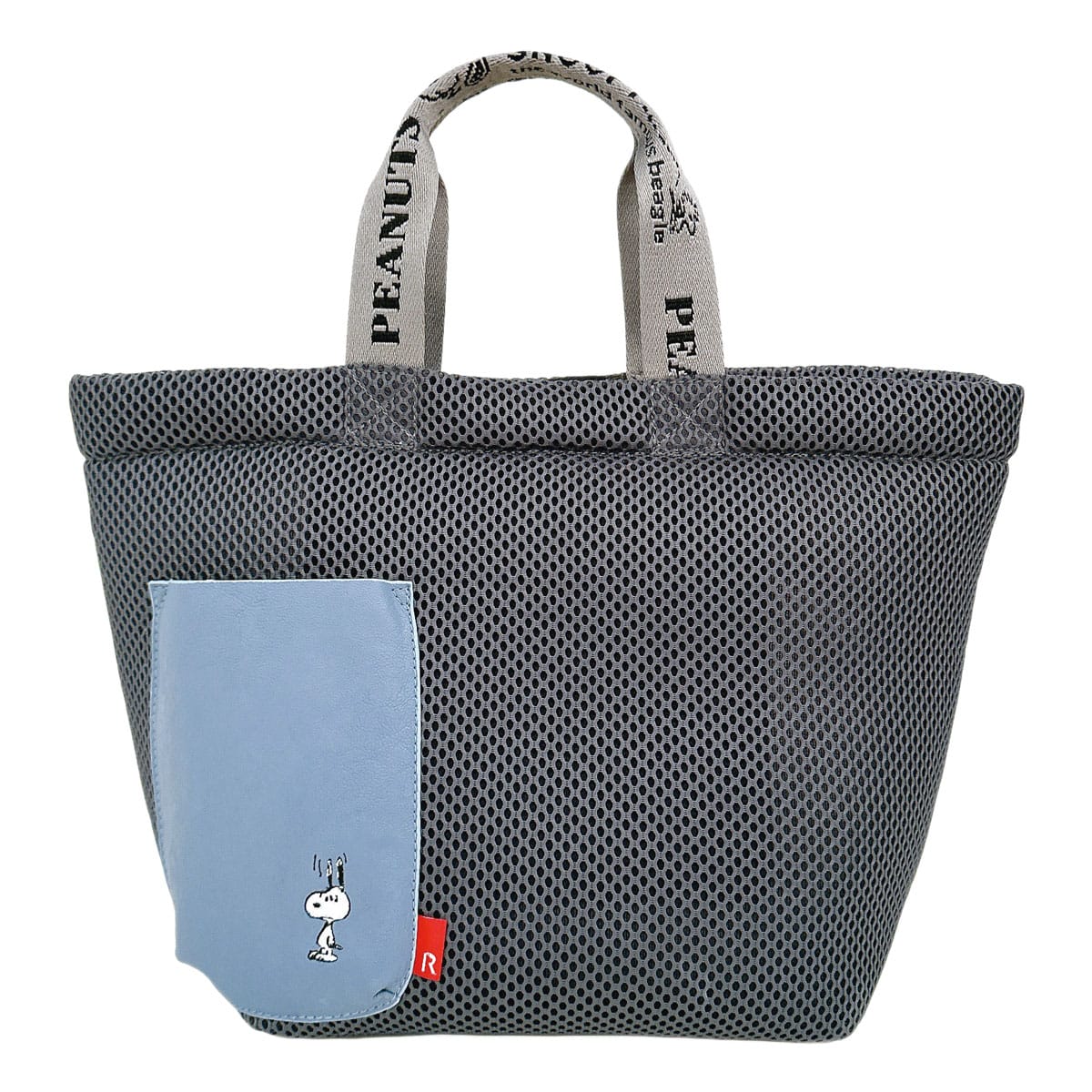 ROOTOTE ルートート スヌーピー ピーナッツ トートバッグ A5 レディース 8433 PEANUTS IP.デリ.ウエッファ.ピーナッツ-0K 軽量 手洗い可 GRAY