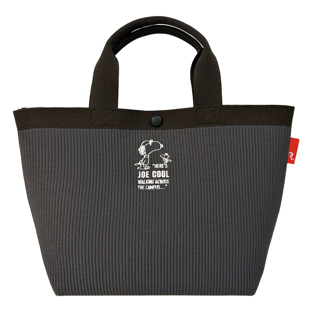 ROOTOTE ルートート スヌーピー ピーナッツ トートバッグ ニット素材 レディース 8435 PEANUTS IP.デリ.ルフル.ピーナッツ-0H 手洗い可 GRAY