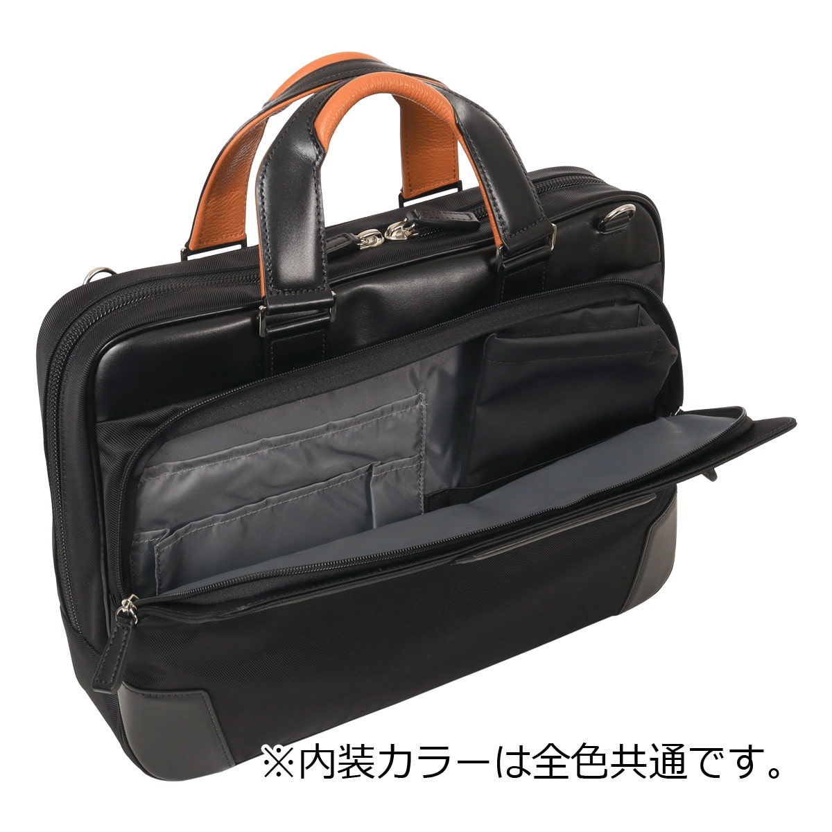 Samsonite サムソナイト ブリーフケース エピッド4 メンズ samsonite EPID4 ビジネスバッグ ショルダーバッグ 通勤 撥水 PC収納 キャリーセットアップ ネイビー/オレンジ ネイビー/オレンジ -