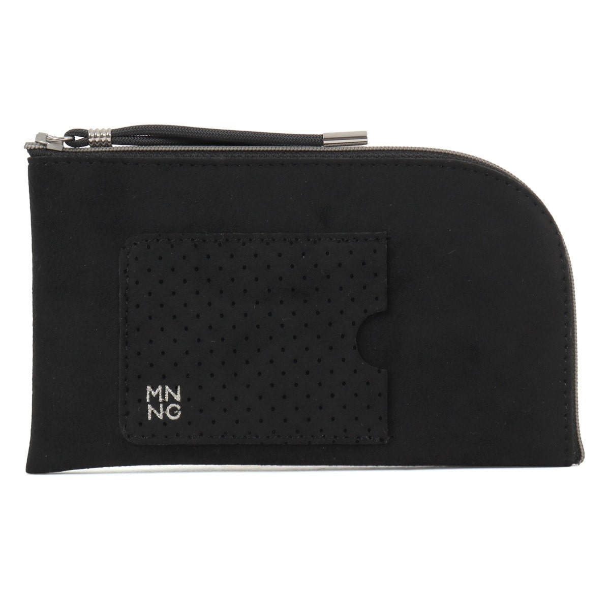 ウルトラスエード セクターロングウォレット 長財布 L字ファスナー 洗える mononogu もののぐ MNNG  SE3-US ブラック