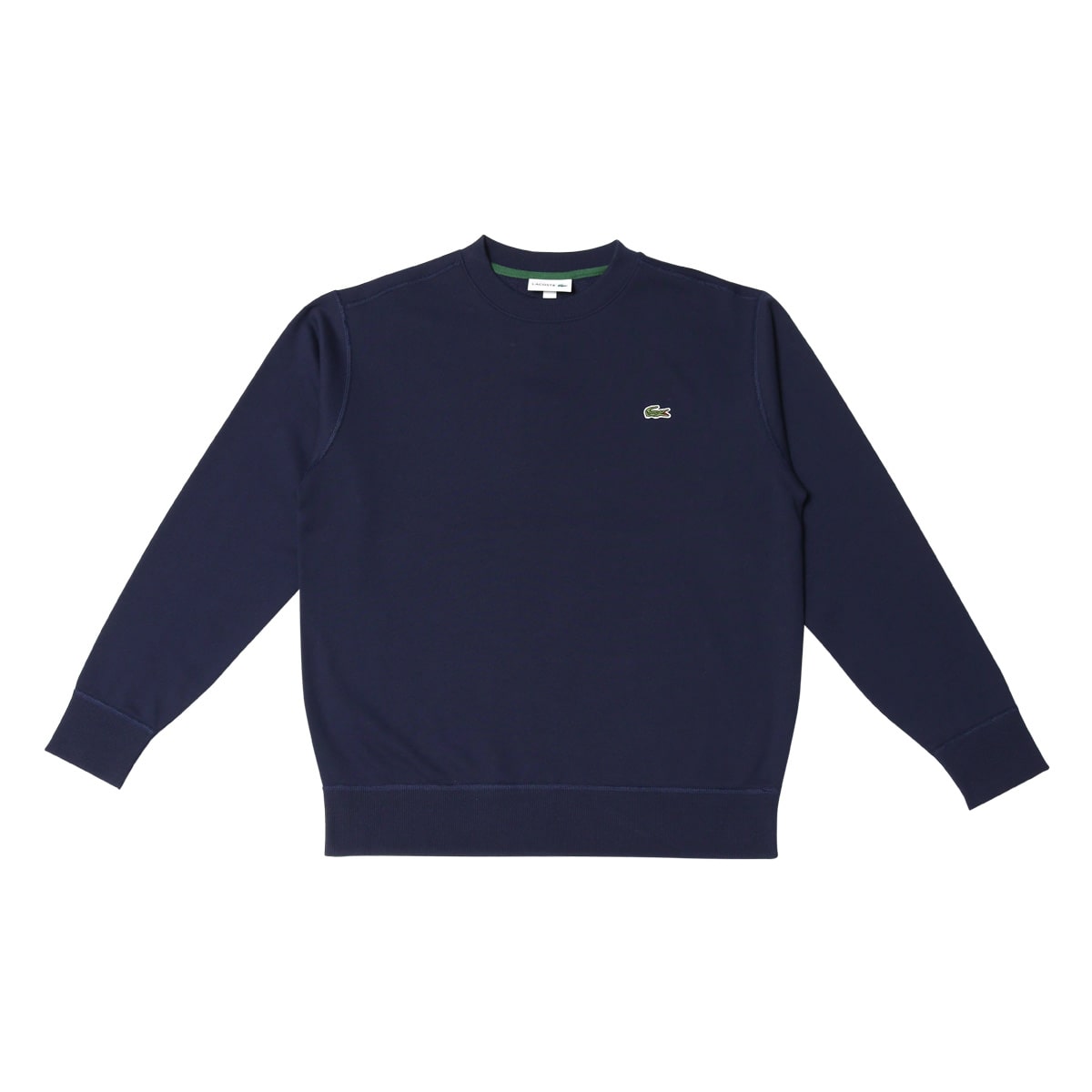 LACOSTE ラコステ スウェット メンズ 長袖 ワニロゴ プレミアムスエットクルーネック SH6913-99 トレーナー クルーネック ゴルフウェア スポーツ ネイビー