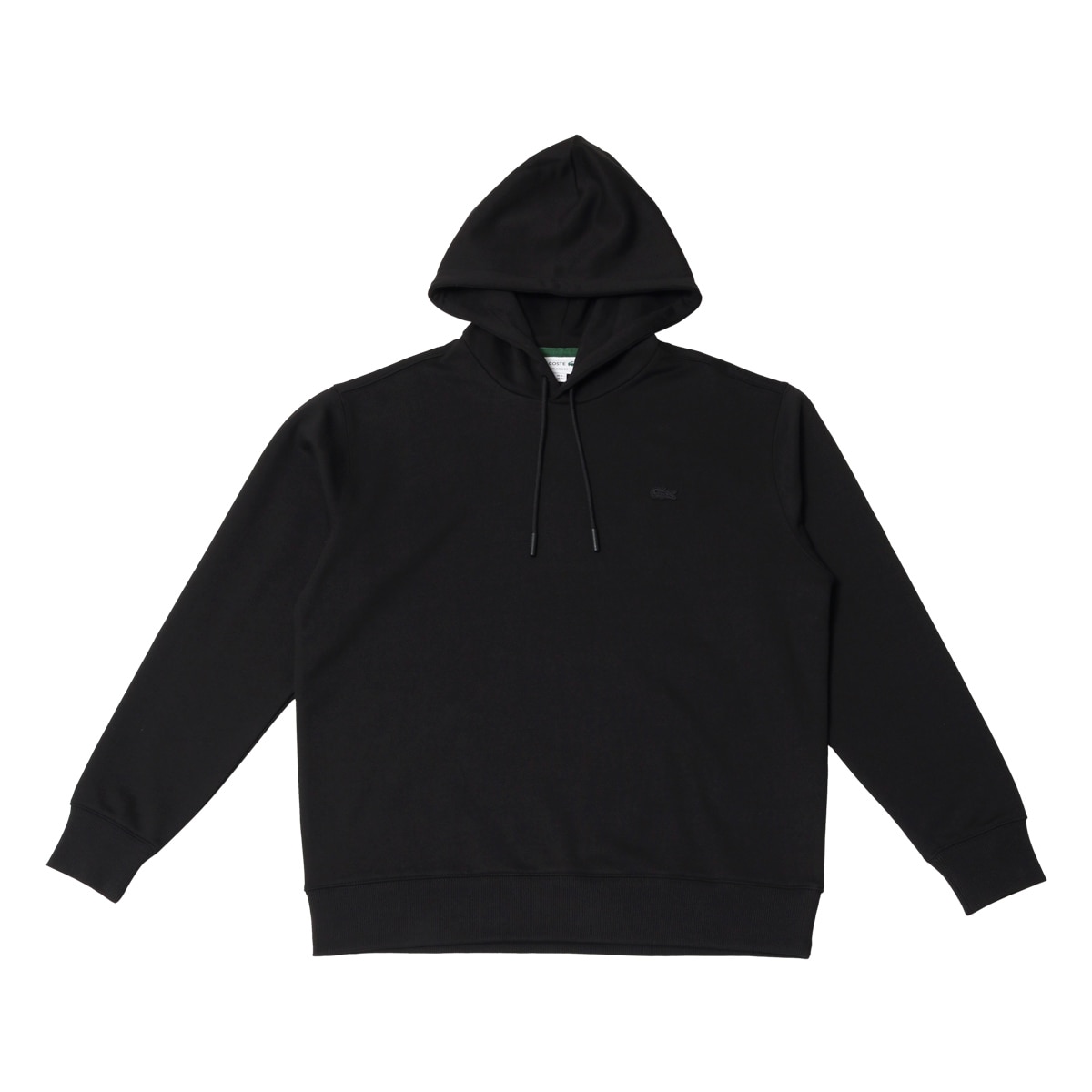 LACOSTE ラコステ パーカー メンズ 長袖 配色フードコードスウェットフーディー SH6916-99 スウェットパーカー ゴルフウェア ブラック