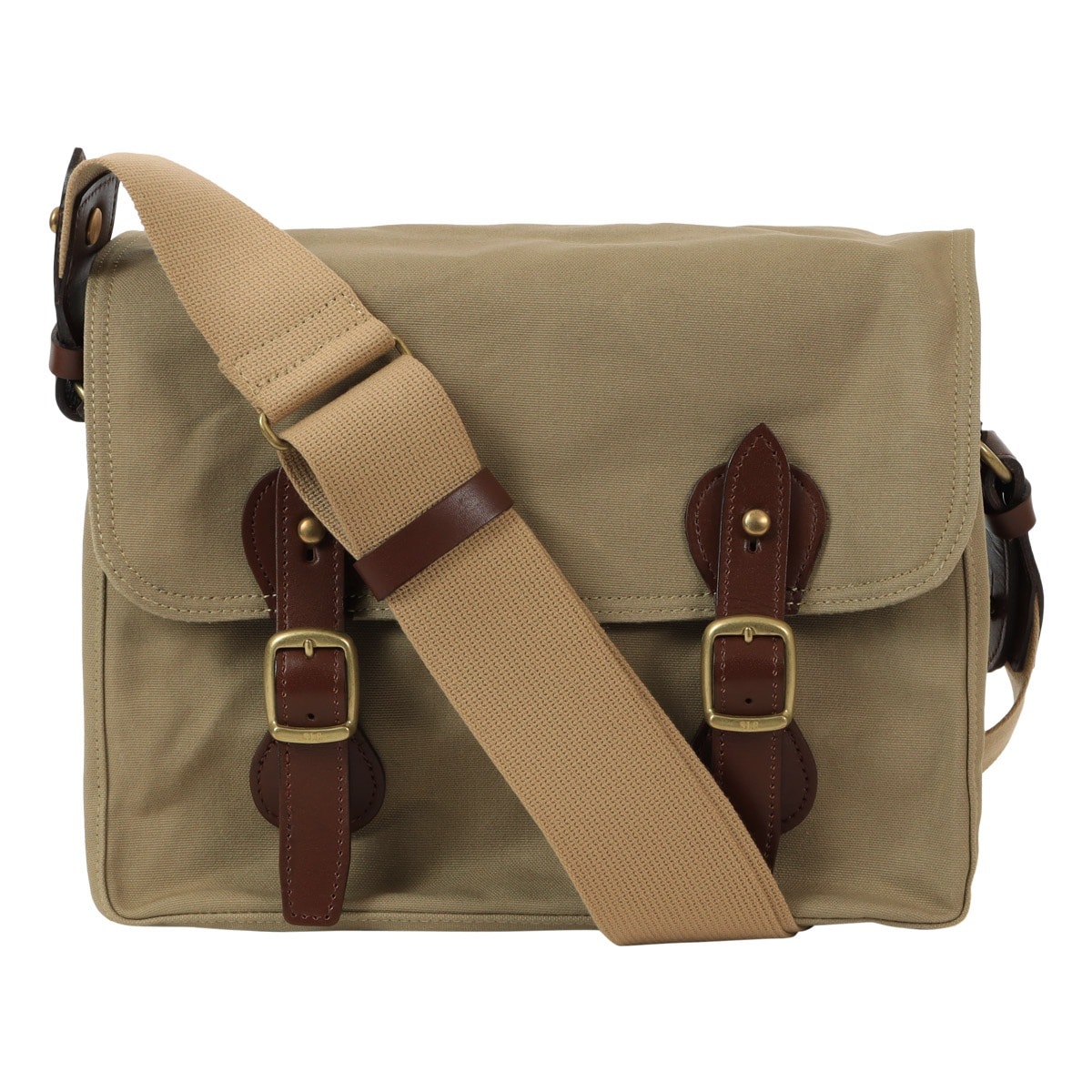 SILVER LAKE CLUB シルバーレイククラブ ショルダーバッグ 横型 撥水 カジュアル コンパクト 斜め掛け メンズ 日本製 130122 帆布 9号帆布 綿 ベージュ