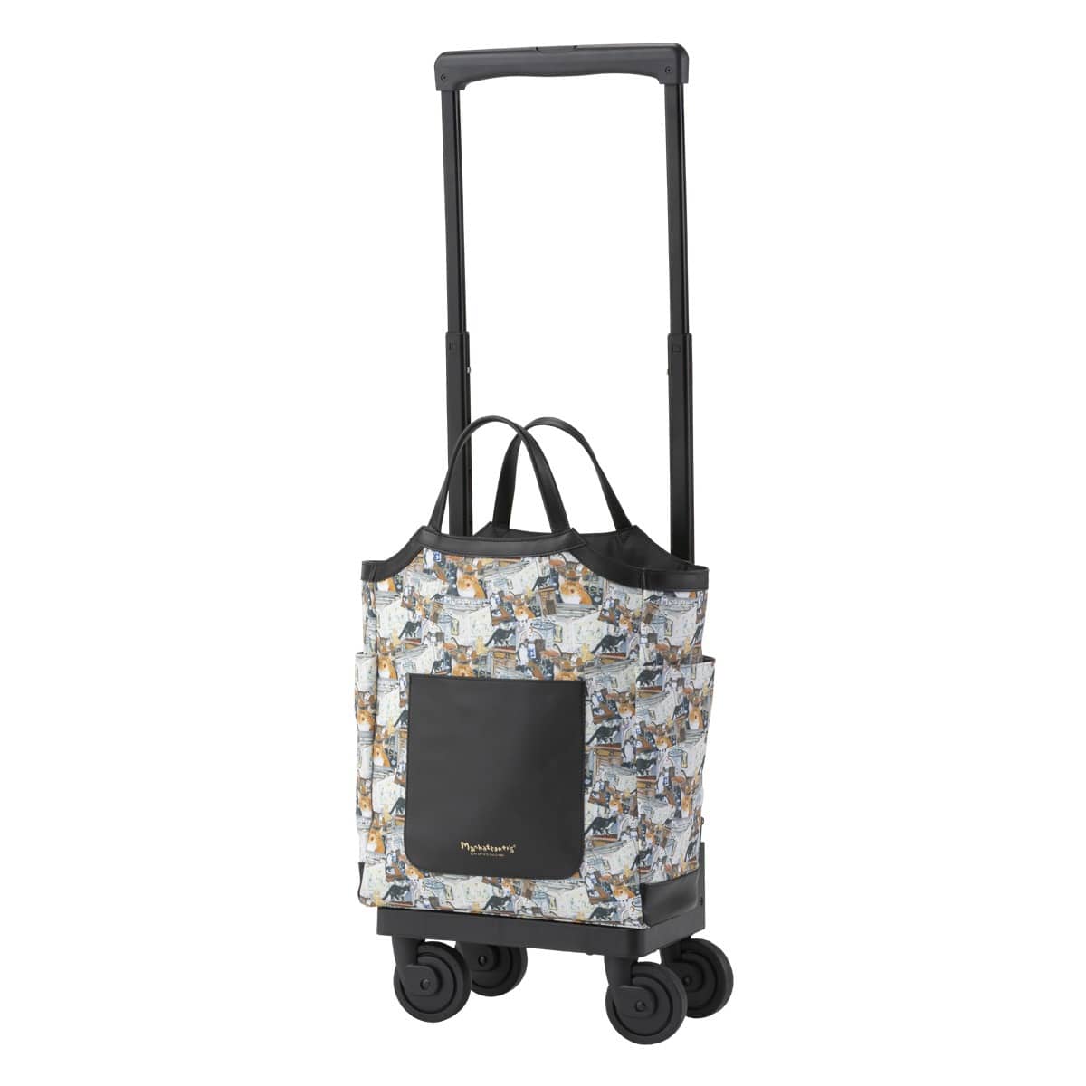 SWANY スワニー ショッピングキャリー マンハッタナーズ D-627M18 6匹猫のリストランテII