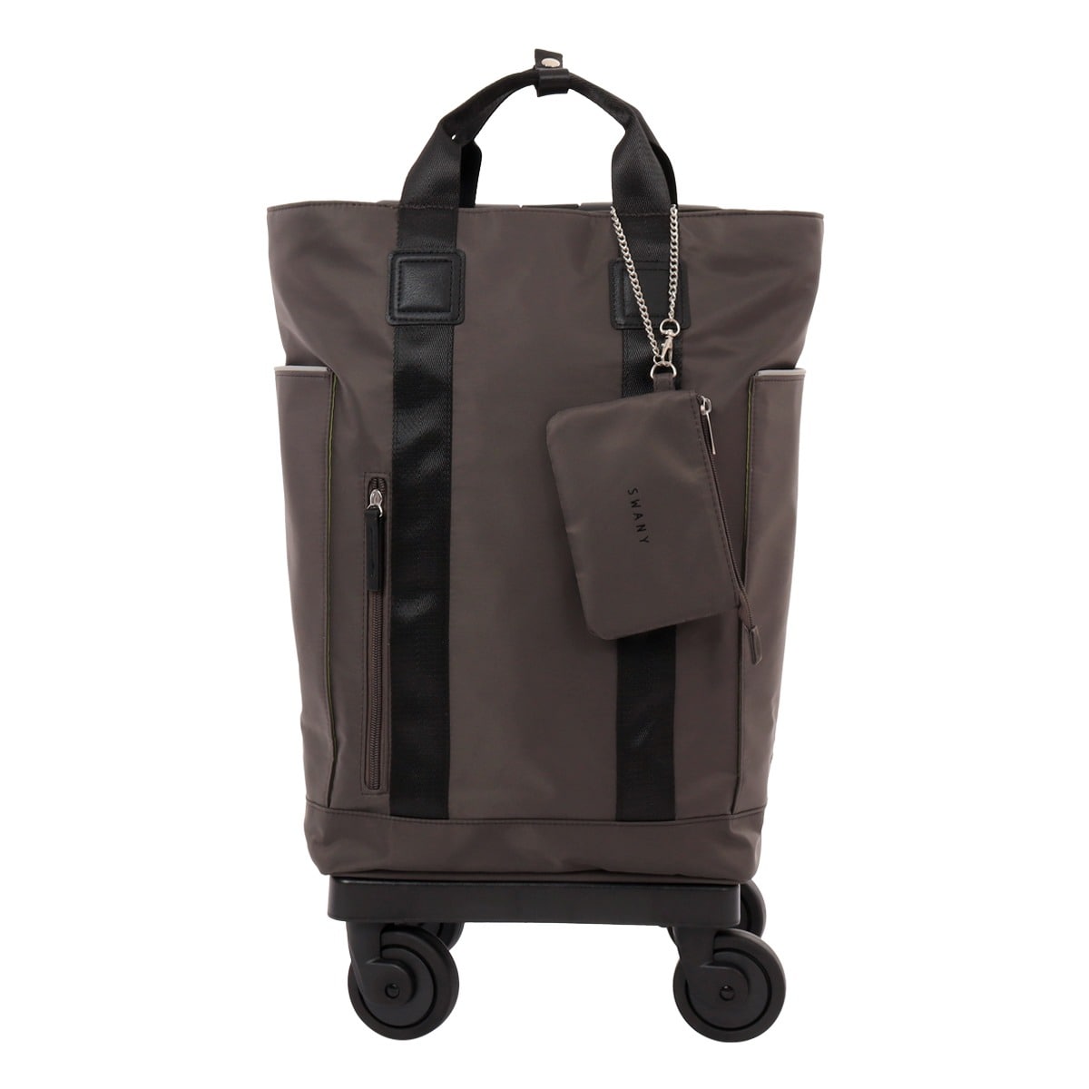 SWANY スワニー キャリーバッグ 東京デリカオリジナル D-692 ショッピングキャリー デイリーキャリー お買い物 シニア 旅行 普段使い おしゃれ 当社限定 別注 チャコールグレー