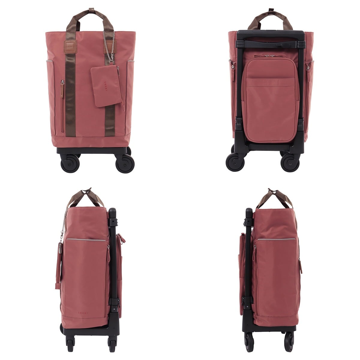 SWANY スワニー キャリーバッグ 東京デリカオリジナル D-692 ショッピングキャリー デイリーキャリー お買い物 シニア 旅行 普段使い おしゃれ 当社限定 別注 チャコールグレー 【69200】チャコールグレー -