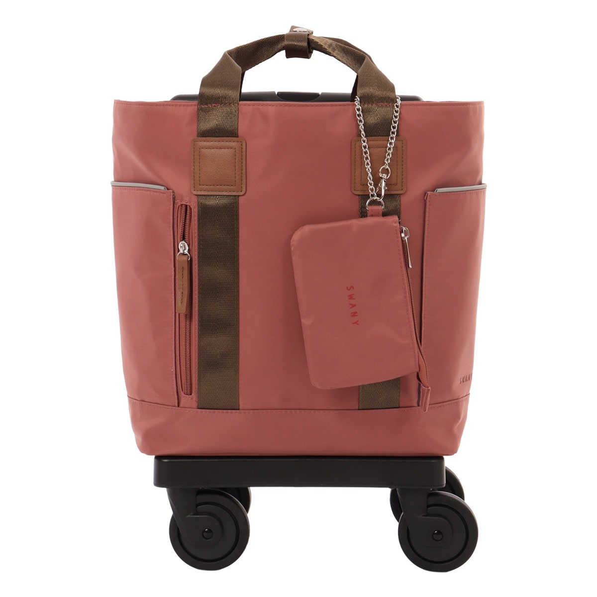 SWANY スワニー キャリーバッグ 東京デリカオリジナル D-692 Mサイズ ショッピングキャリー デイリーキャリー お買い物 シニア 旅行 普段使い おしゃれ 当社限定 別注 モーヴピンク