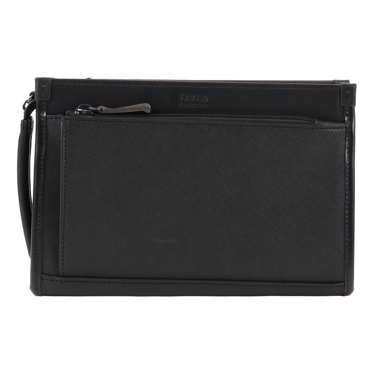 TAKEO KIKUCHI タケオ キクチ クラッチバッグ ポーチ マルチポーチ セカンドバッグ 冠婚葬祭 シンプル きれいめ メンズ 271201 ナビ コンパクト カジュアル フォーマル 撥水 ブラック