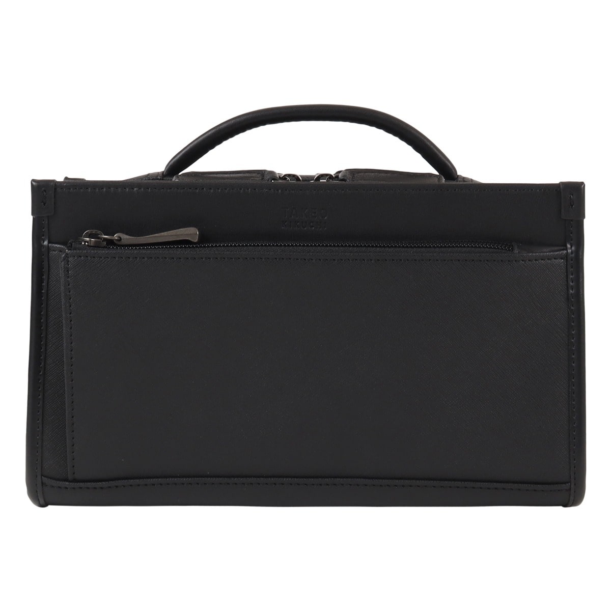 TAKEO KIKUCHI タケオ キクチ クラッチバッグ ポーチ マルチポーチ ハンドバッグ セカンドバッグ 冠婚葬祭 シンプル きれいめ メンズ 271203 ナビ コンパクト カジュアル フォーマル 撥水 ブラック