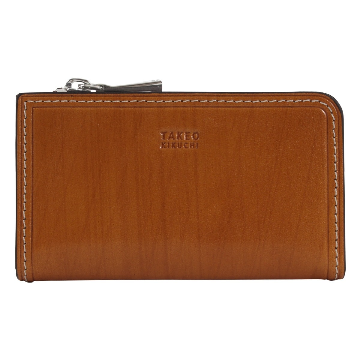 TAKEO KIKUCHI タケオ キクチ キーケース 本革 5連 小銭入れ コインケース メンズ 726613 シーズン レザー 牛革 キャメル