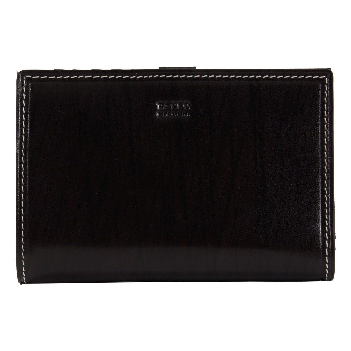 TAKEO KIKUCHI タケオ キクチ 財布 二つ折り ミドル財布 本革 セミ長財布 二つ折り財布 大きめ メンズ 726615 シーズン レザー 牛革 ブラック