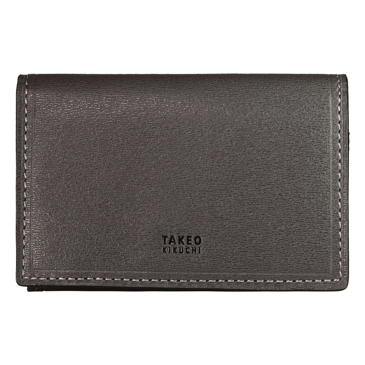 TAKEO KIKUCHI タケオ キクチ 名刺入れ カード入れ カードケース ささマチ ビジネス 仕事 メンズ 728692 マックス 期間限定カラー クリスマス ギフト プレゼント 牛革 本革 レザー グレー